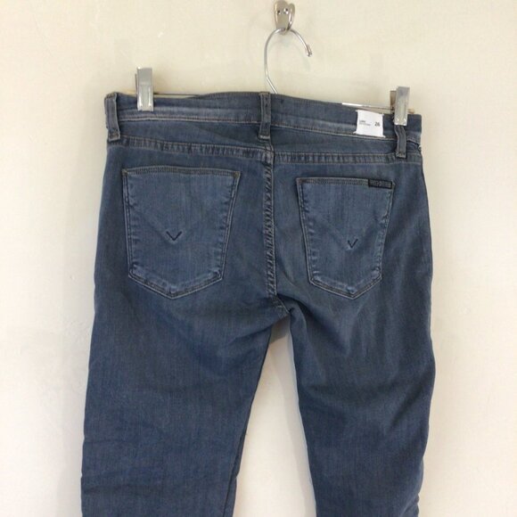 Hudson Luna Crop Super Skinny Embellished Jeans - Picture 10 of 13